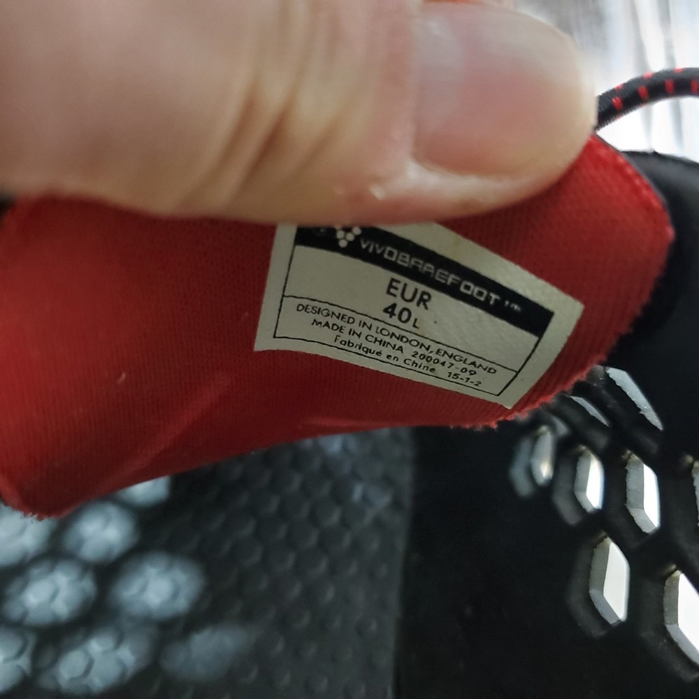 Vivobarefoot Unisex Ultra II Black Red Barefoot Water Shoes Cinch Closure Sz 40L - Picture 8 of 8
